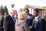 Parmleys with Elder Muwanei