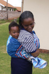 Irene with Grandson