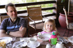Scott and Brooke at Breakfast