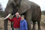 Us with Elephant