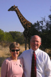 Us with Giraffe