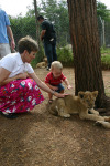 Owen and Baby Lion 4