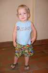 Owen on Way to Pool