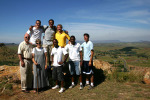 At Top of Thaba Bosui with Missionaries