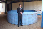 Mokopane Baptismal Font and Elder Drollette
