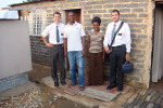 Leonard and Liba with Missionaries