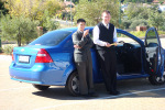 Elders Tang and Steed By Car
